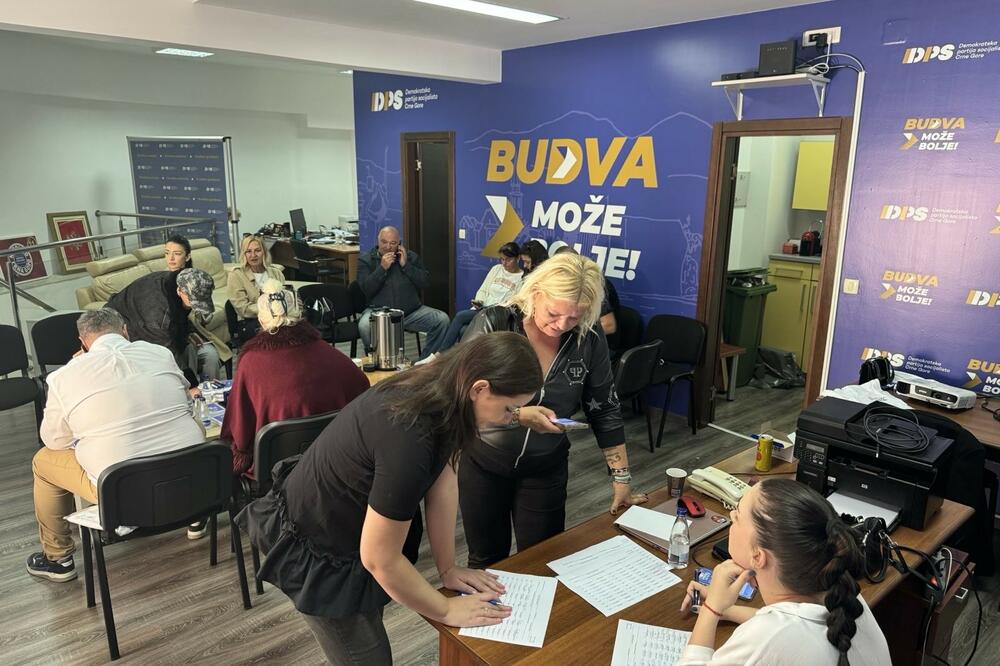 DPS Budva: Naša lista za lokalne izbore za jedan dan skupila više...