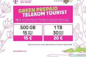Najbolja opcija za turiste ovog ljeta - Green Prepaid Telekom...
