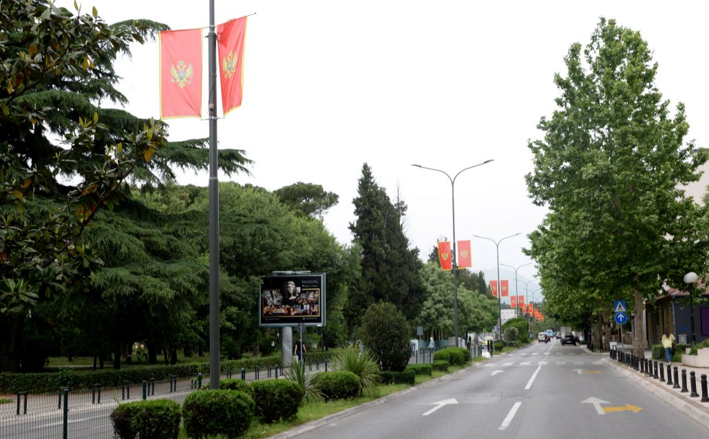 Podgorica ukrašena zastavama