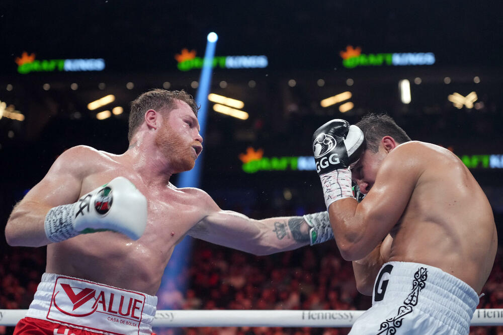 Kanelu prva meksička borba za apsolutnog šampiona u istoriji boksa, Foto: REUTERS