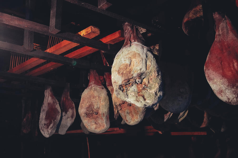 dry prosciutto is a specialty