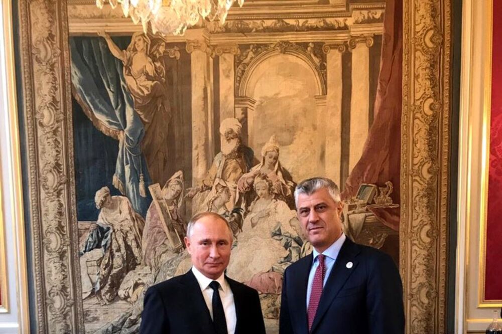 Vladimir Putin, Hašim Tači, Foto: Twitter.com