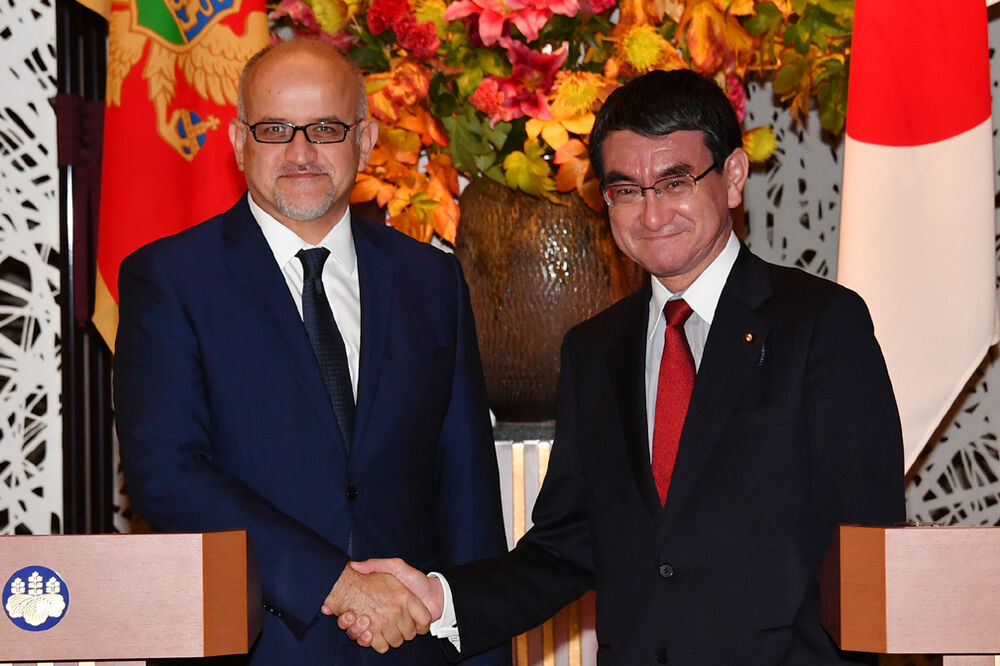 Taro Kono, Srđan Darmanović, Foto: MVP