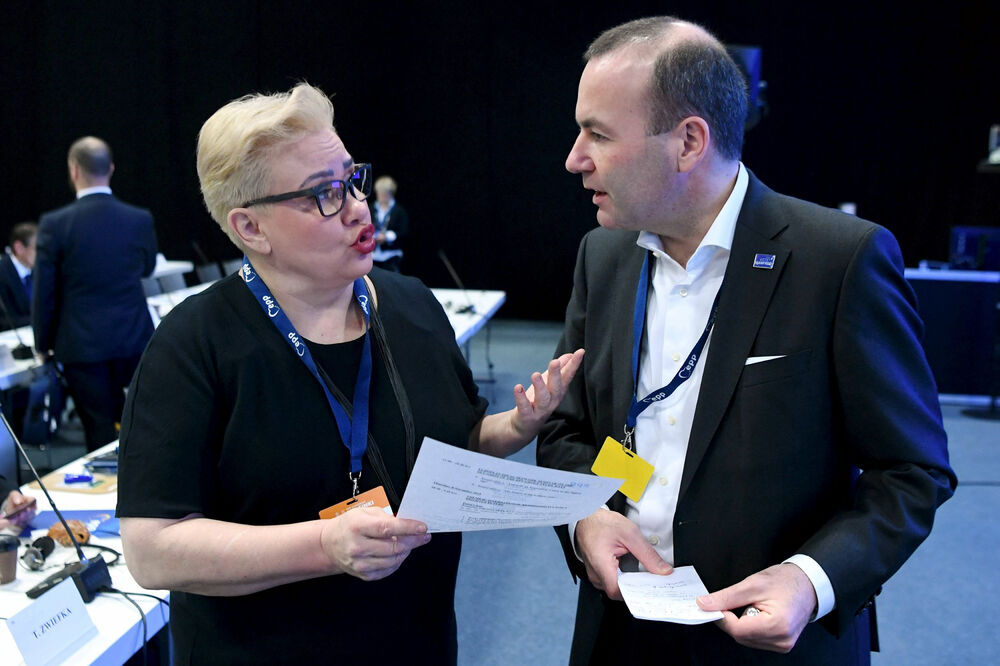 Sirpa Pietikainen, Manfred Veber, Foto: Reuters