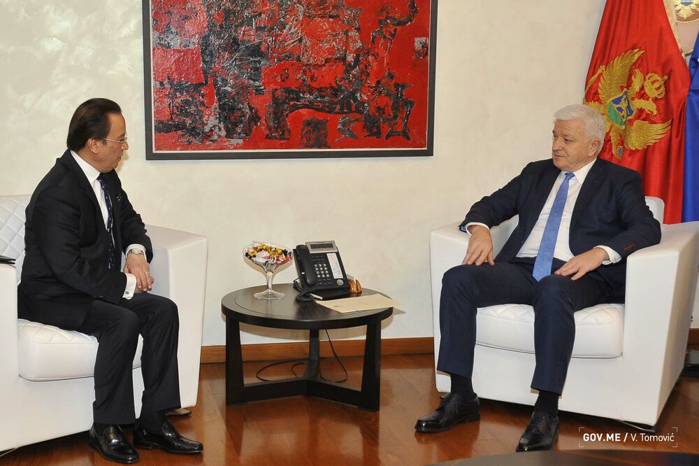 Duško Marković, Abdulmomen bin Muhamed Šaraf, Foto: Vlada Crne Gore