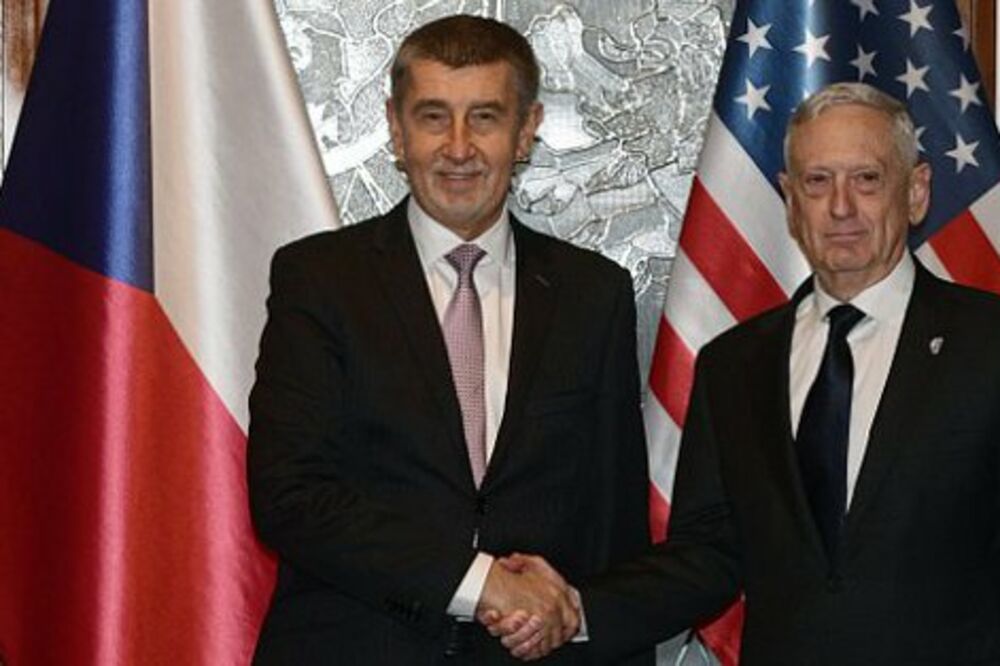 Andrej Babiš, Džim Matis, Foto: Twitter