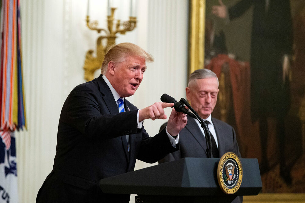 Donald Tramp, Džim Matis, Foto: Reuters