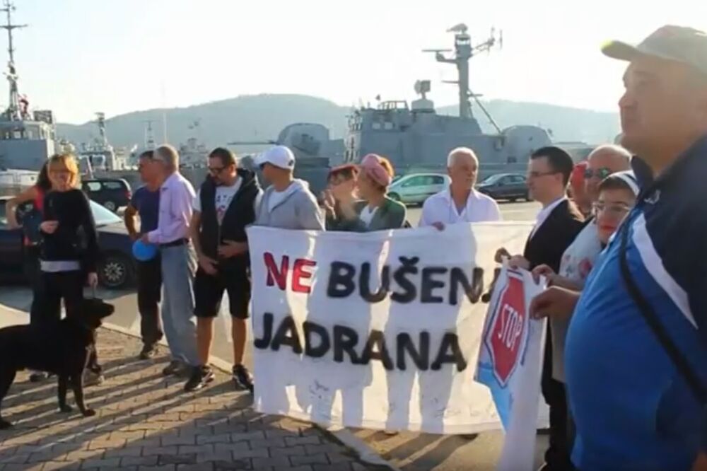 Protest protiv istraživanja nafte i gasa, Foto: Screenshot(TvVijesti)