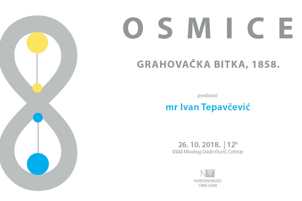 predavanje Grahovačka bitka, Foto: Narodni Muzej Crne Gore