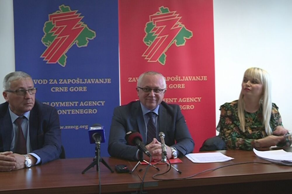 Zavod za zapošljavanje, pres, Foto: ZZZCG