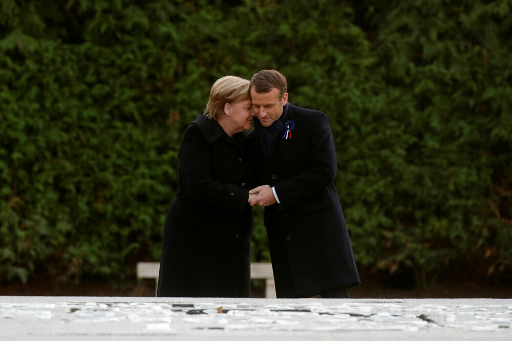 Angela Merkel, Emanuel Makron, Foto: Reuters
