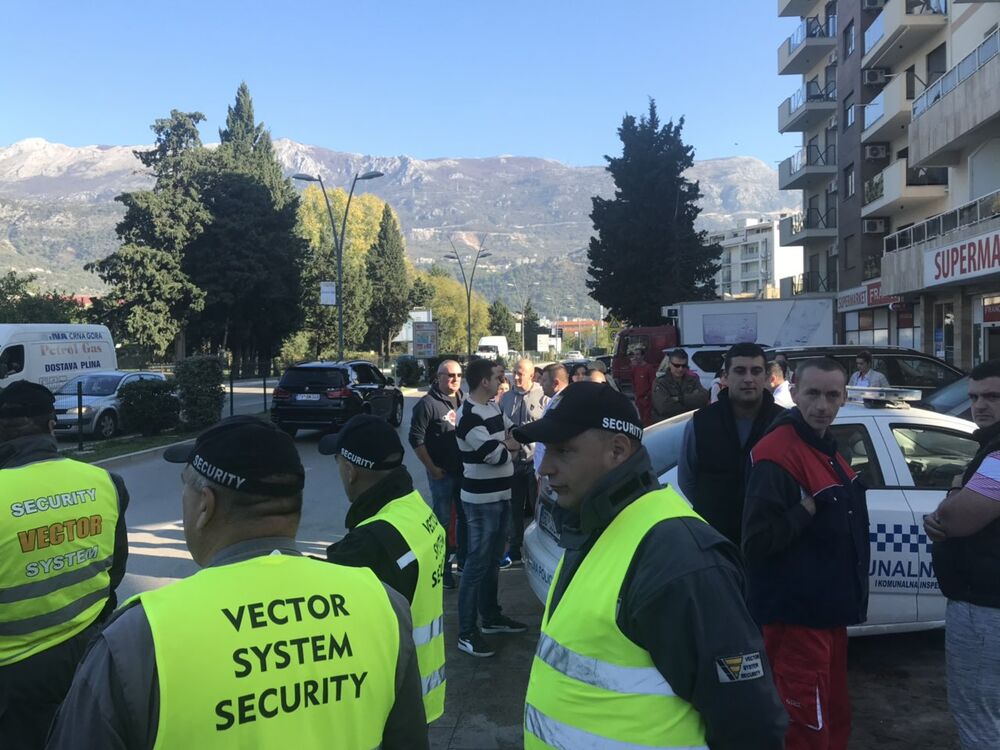 Radnici France, protest, Budva