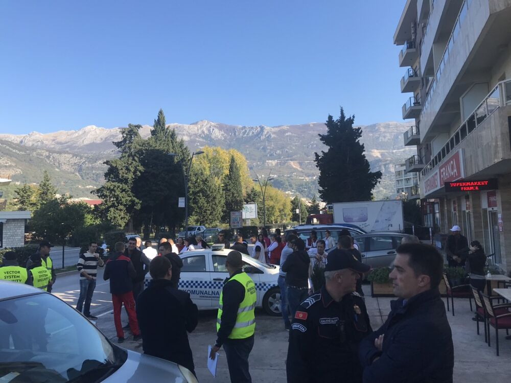 Radnici France, protest, Budva