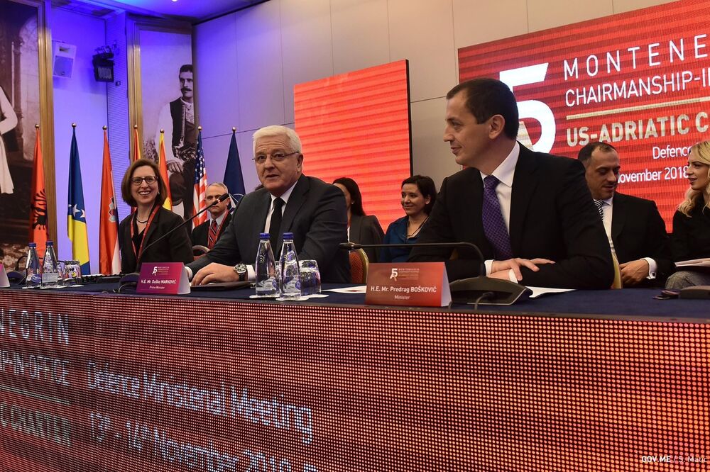 Lora Kuper, Duško Marković, Predrag Bošković, Foto: Gov.me/S. Matić