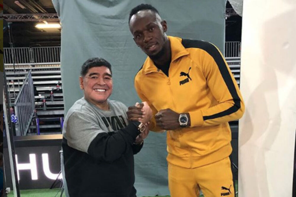 maradona bolt, Foto: Instagram
