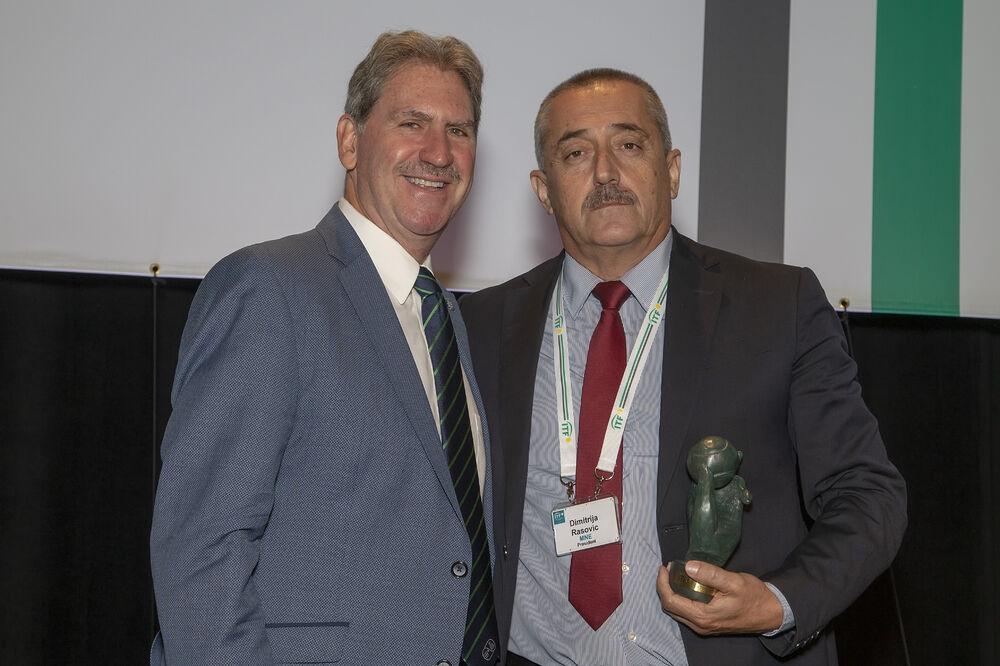 Dejvid Hagerti i Dimitrije Rašović, Foto: Teniski savez Crne Gore