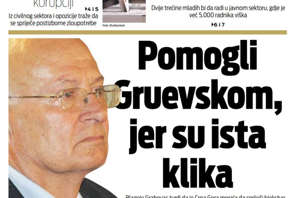 Vijesti, 19. novembar, Foto: Vijesti