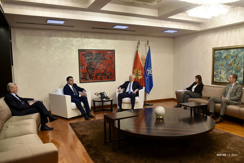 Duško Marković, Ivan Novosel, Siniša Kusovac, Foto: Vlada Crne Gore