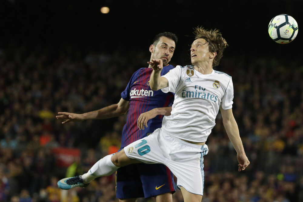 Luka Modrić, Serhio Buskets, Foto: Beta-AP
