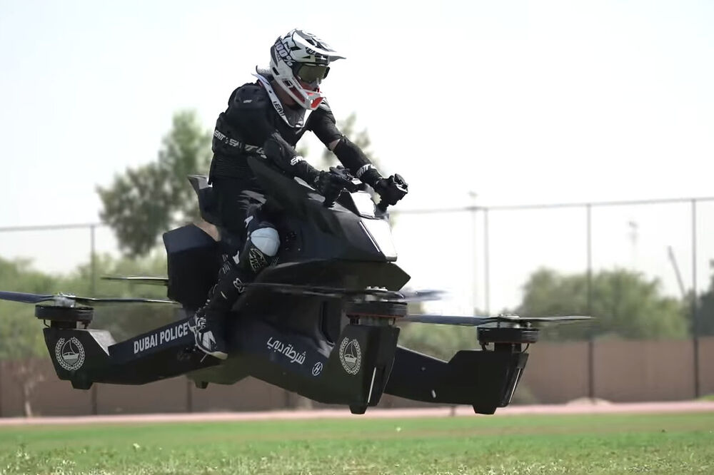 hoversurf, leteći motocikl, Foto: Screenshot (Youtube)