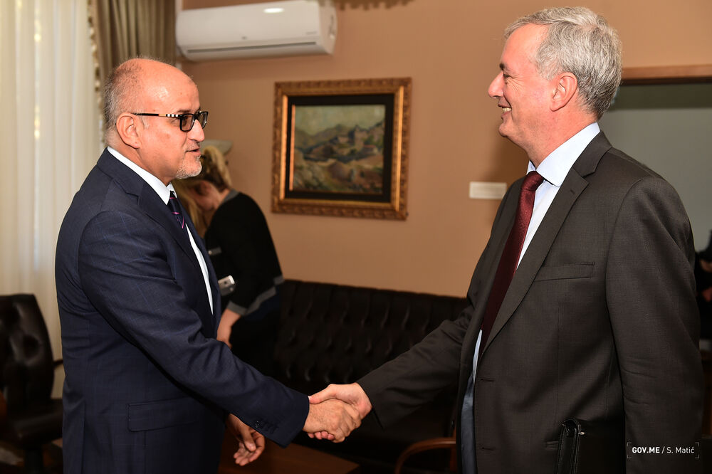 Srđan Darmanović, Konrad Adams, Foto: Gov.me