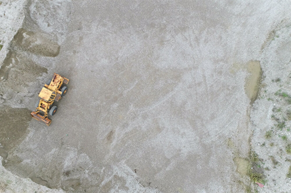 Korito Morače, bageri, Foto: CIN-CG