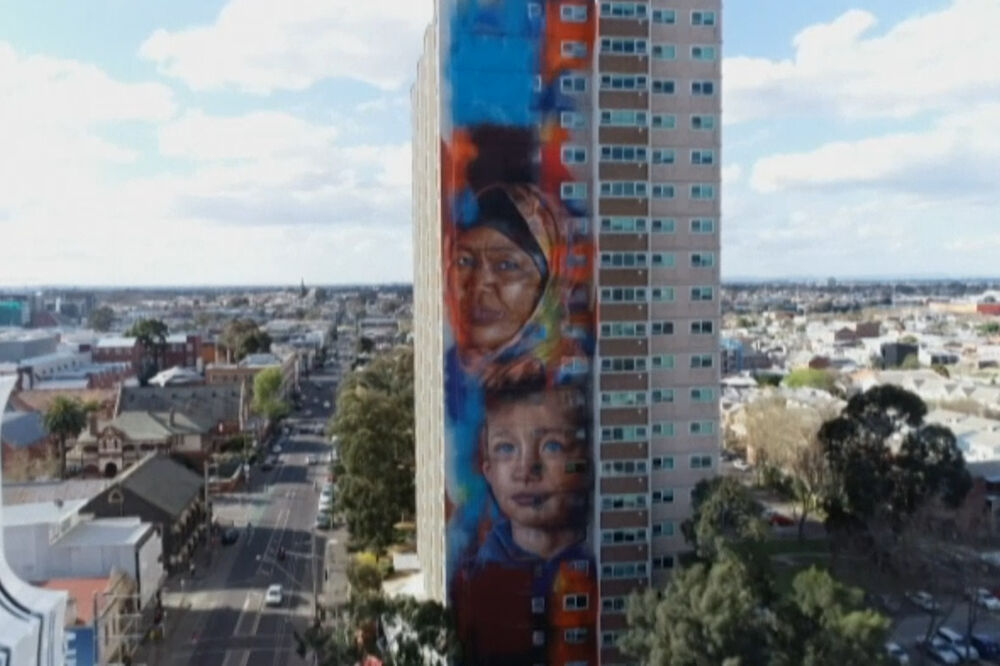 Najviši mural na južnoj hemisferi, Foto: Vijesti video