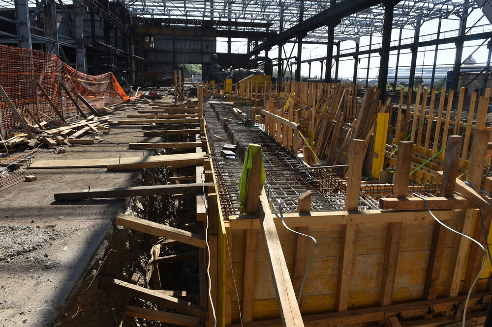 KAP, gradilište fabrike, Foto: Savo Prelević