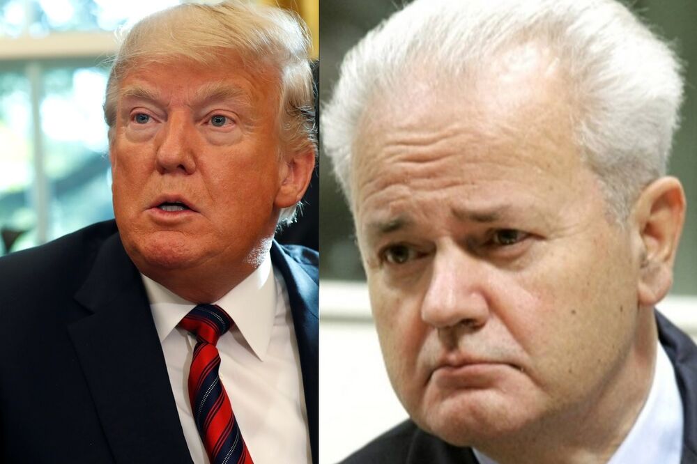 Donald Tramp Slobodan Milošević, Foto: Printscreen (Reuters)