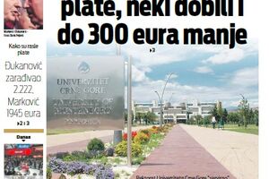 Đukanović zarađivao 2.222, Marković 1.945 eura; Profesorima...
