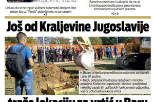 Još od Kraljevine Jugoslavije traže lokaciju za vrtić u Baru;...