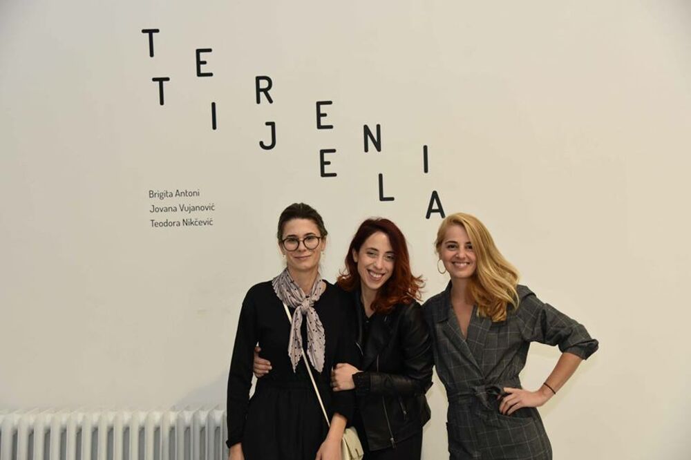 Brigita Antoni, Jovana Vujanović i Teodora Nikčević, Foto: Privatna arhiva