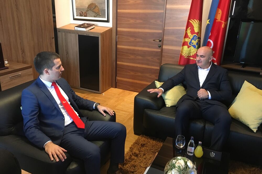 Aleksa Bečić, Vladimir Joković, Foto: Demokratska Crna Gora
