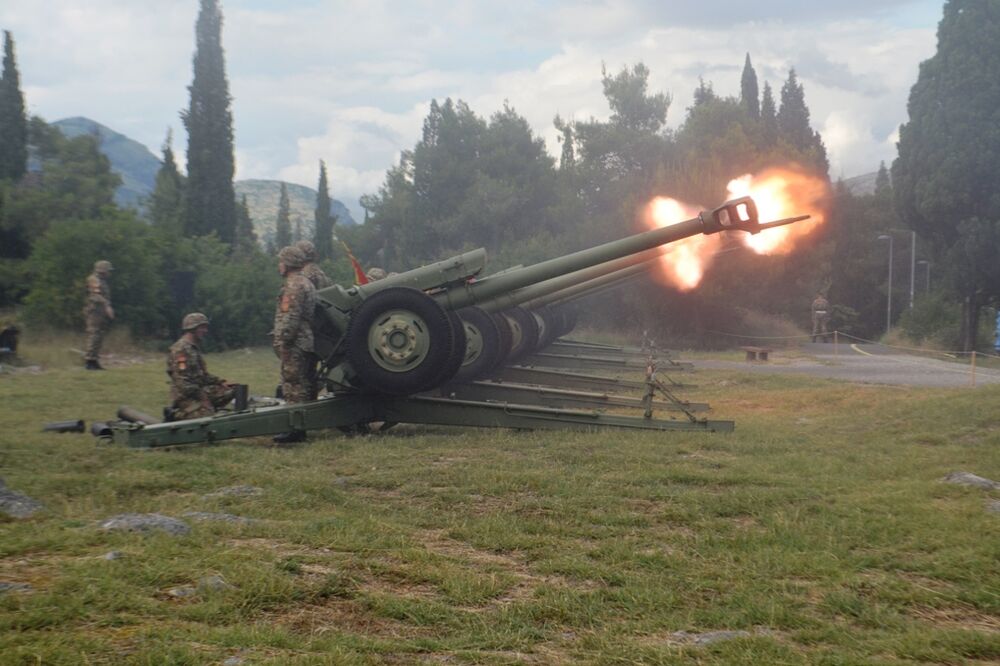 haubice, vojska, Foto: Ministarstvo odbrane Crne Gore