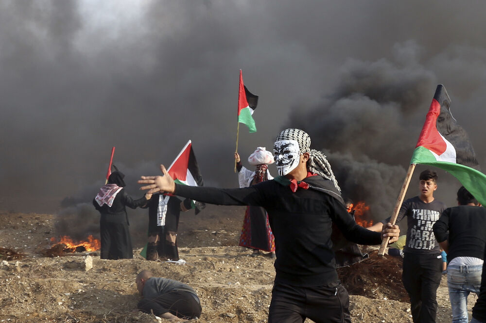 Pojas gaze, protest, Palestinci, Foto: Beta/AP