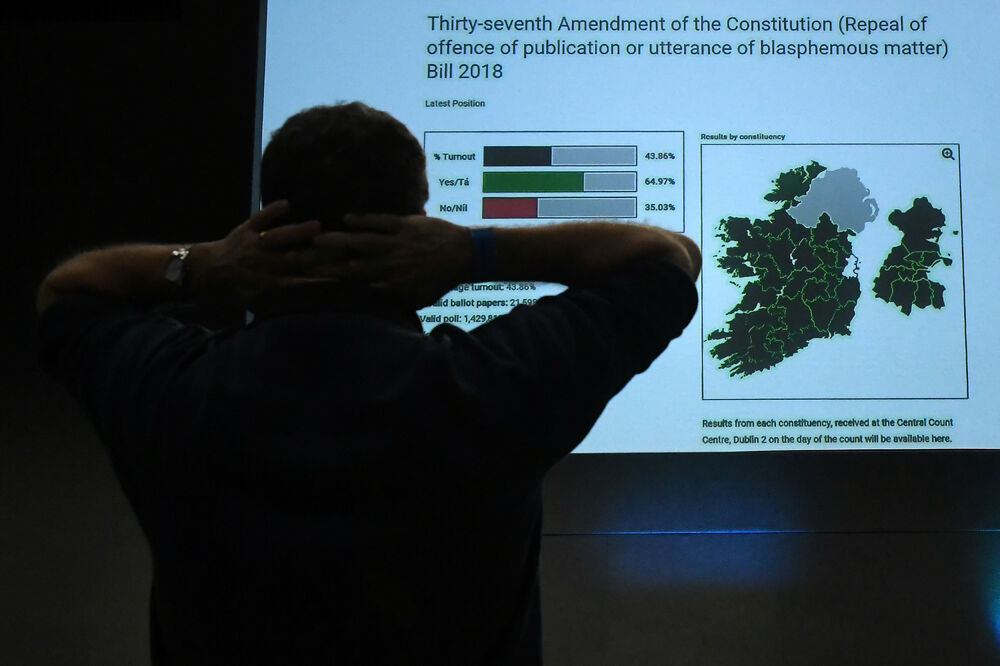 referendum bogohuljenje irska, Foto: Reuters