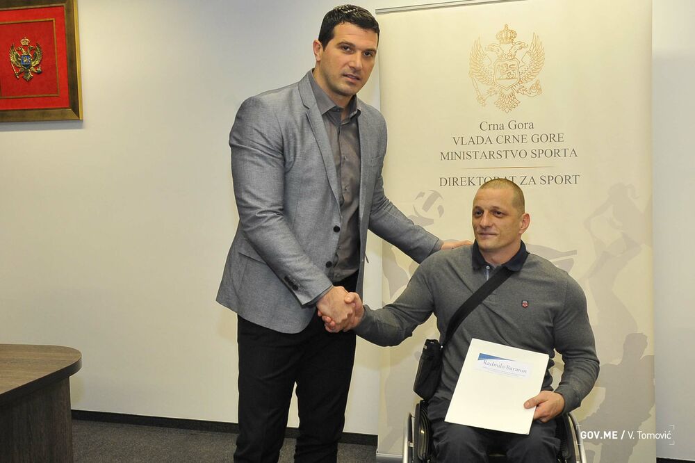 Nikola Janović i Radmilo Baranin, Foto: Ministarstvo sporta