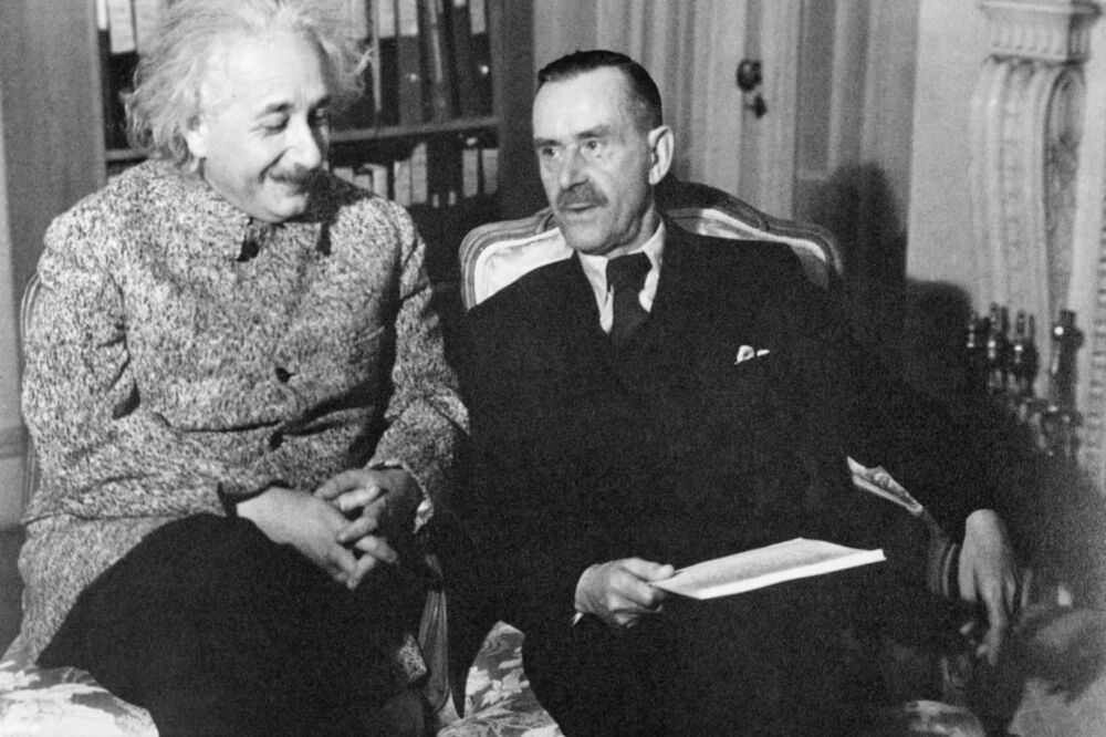 Albert Ajnštajn, Tomas Man, Foto: Lotte Jacobi