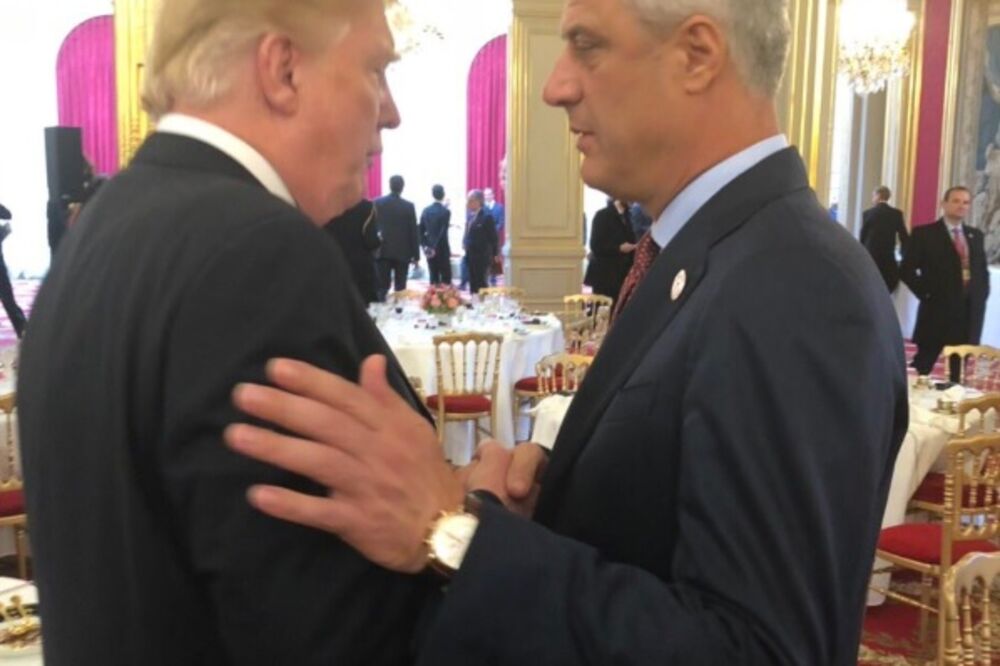 Donald Tramp, Hašim Tači, Foto: Twitter