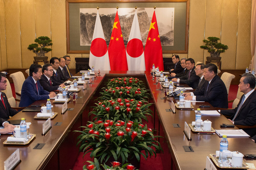 Šinzo Abe, Li Kećijang, Foto: Reuters
