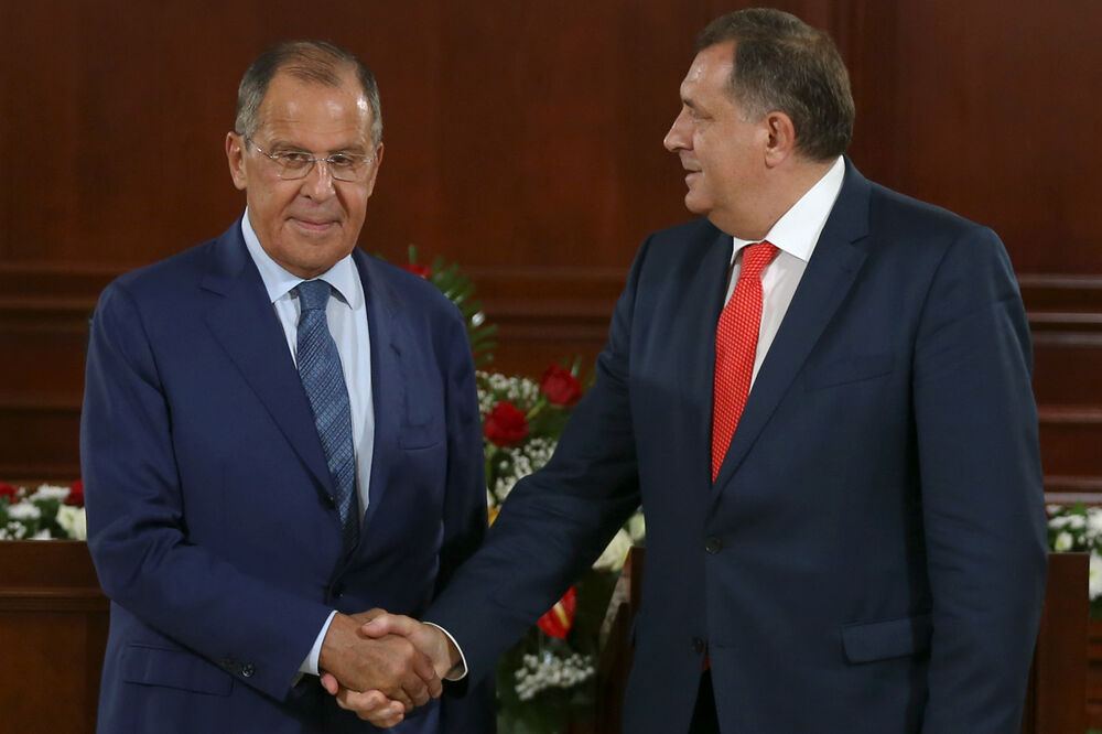 Sergej Lavrov, Milorad Dodik, Foto: Reuters