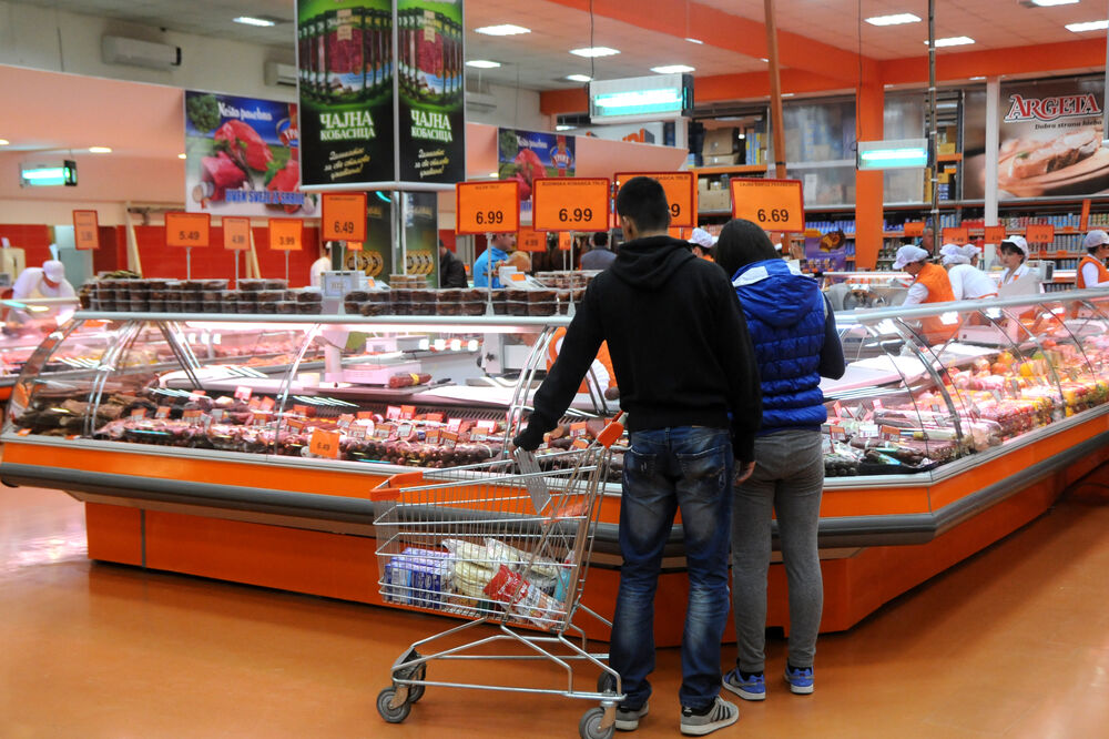 trgovina, prodavnica, roba, hrana, potrošnja, Foto: Boris Pejović