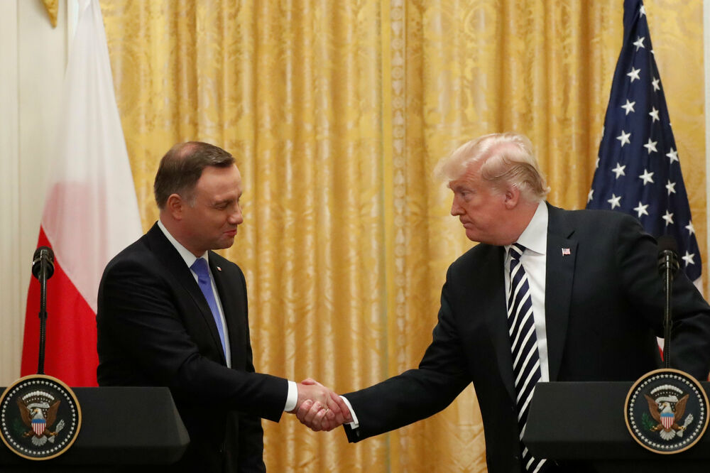 Andžej Duda, Donald Tramp, Foto: Reuters