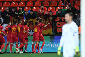 Foto galerija: Crnogorska fudbalska rapsodija u Viljnusu