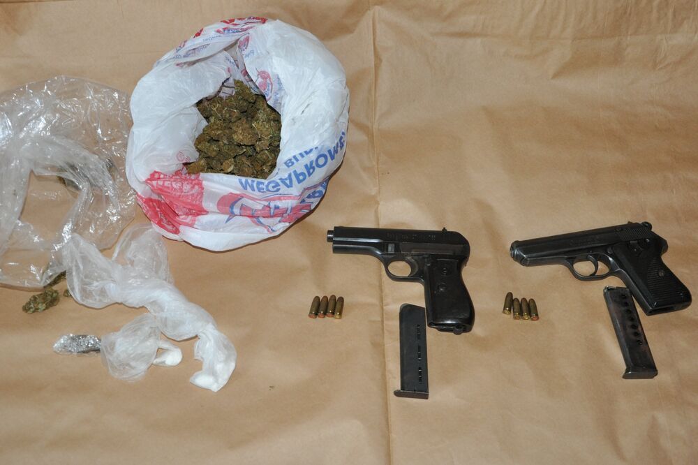 droga, municija, Budva, Foto: Uprava policije
