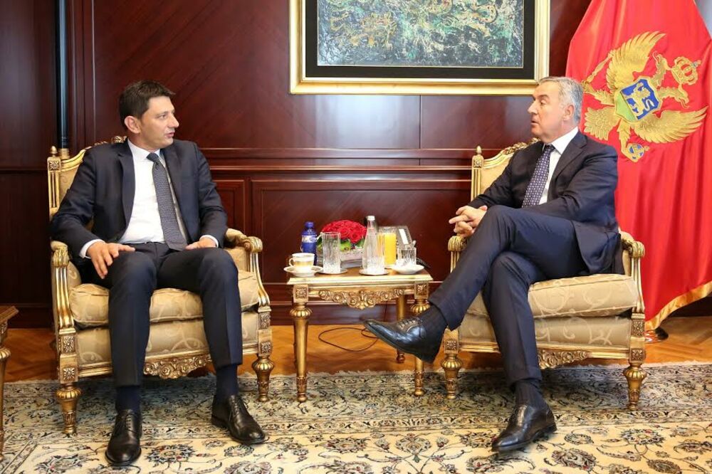 Darko Pajović, Milo Đukanović, Foto: Služba za informisanje Predsjednika Crne Gore