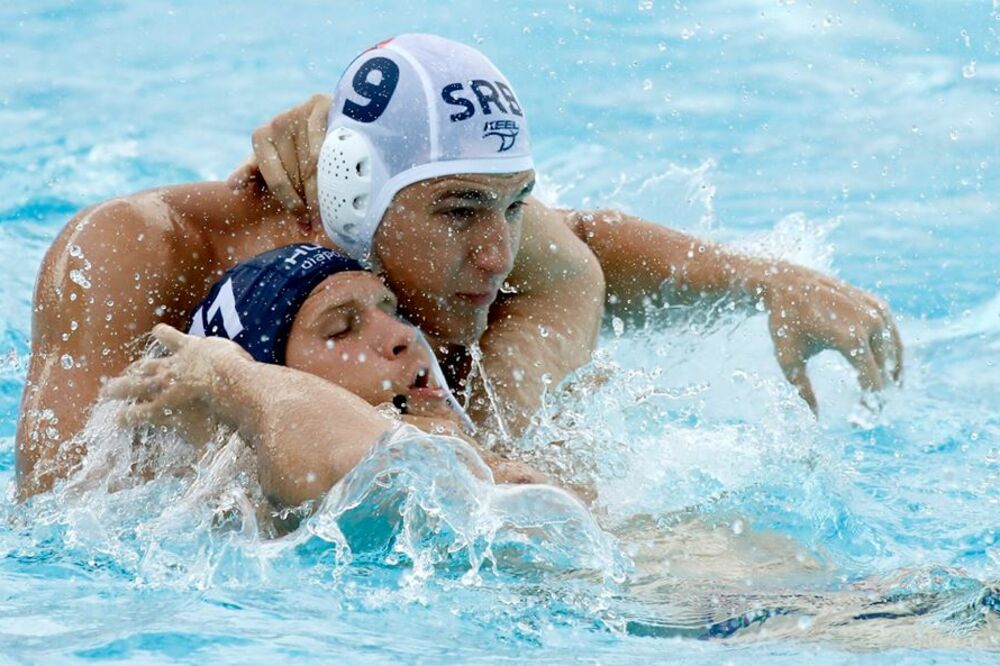 Nikola Jakšić Vaterpolo reprezentacija Srbije Barselona 2018., Foto: Bcn2018/facebook