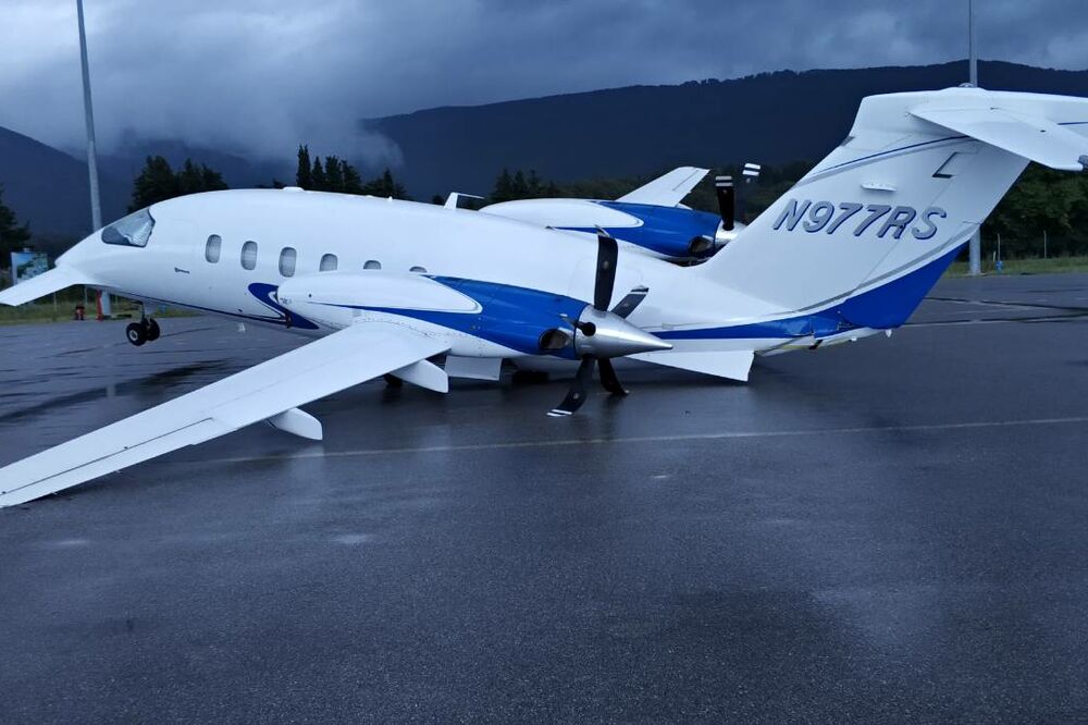 oštećeni avioni Tivat, Foto: Siniša Luković