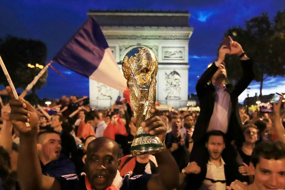 Francuska slavlje, Svjetsko rvenstvo u fudbalu, Foto: Reuters