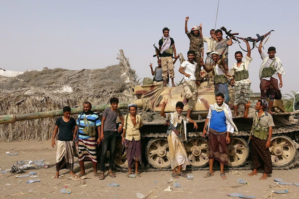 Borci lojalni Vladi Jemena, Hodeida, Foto: Reuters